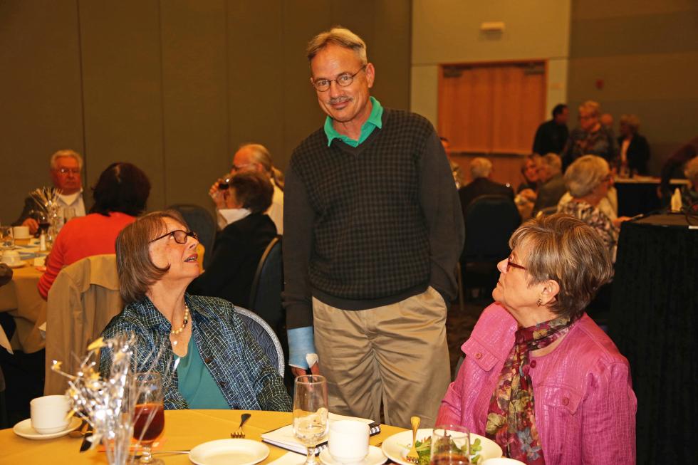 Kathy Reilly, Micahel Carter and Diane Klein at event