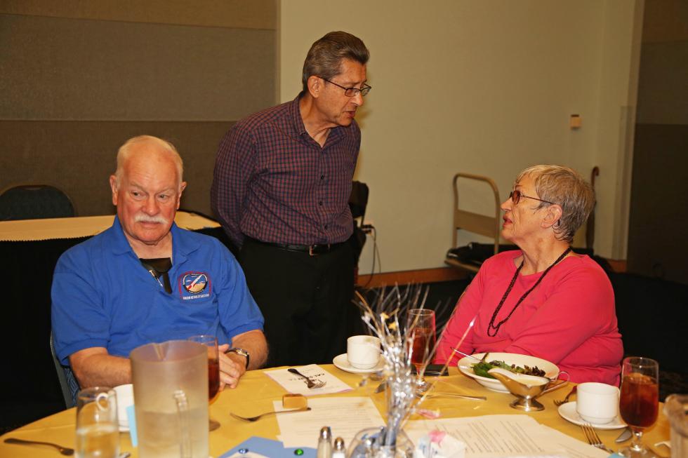 Charley Hoult, Dimitri Margaziotis and Janet Fisher- Hoult