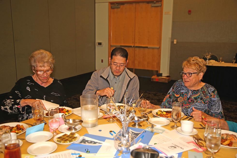 Rosemarie Marshall-Holt, Jonathoin Choy,and Diane Vernon