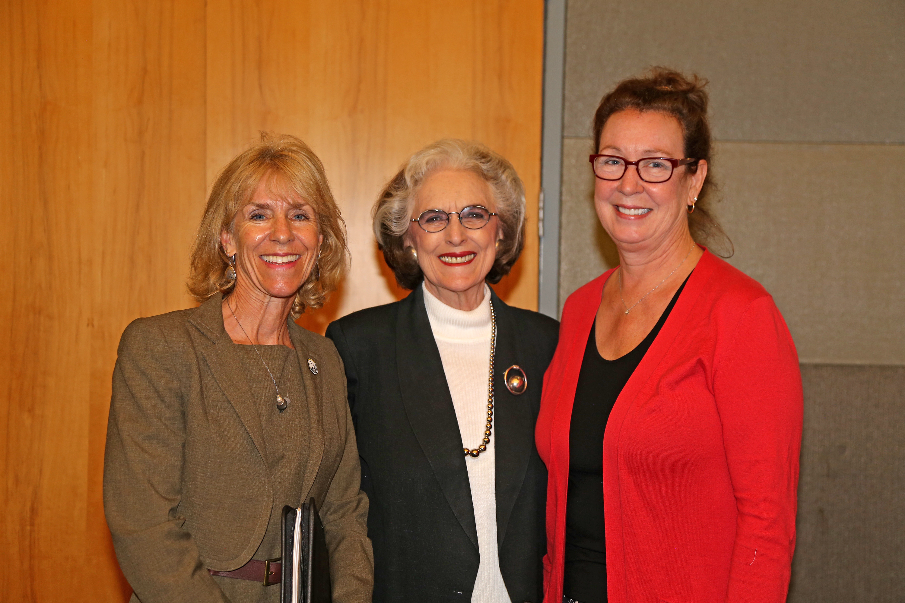 Janet Doal, Beatriz Yorker and professor at Fall 2017 Luncheon
