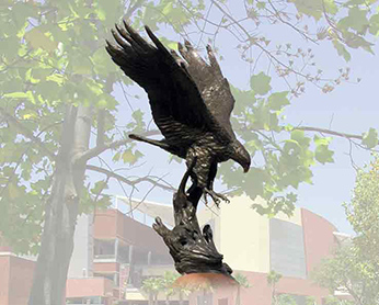 Golden Eagle Statue