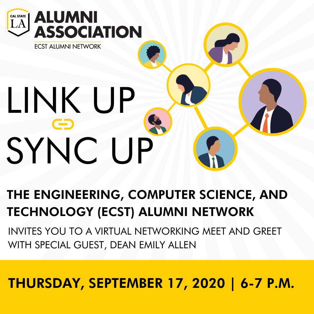ECST Alumni Network - Link up sync up on Thursday, September 17 2020 at 6 PM