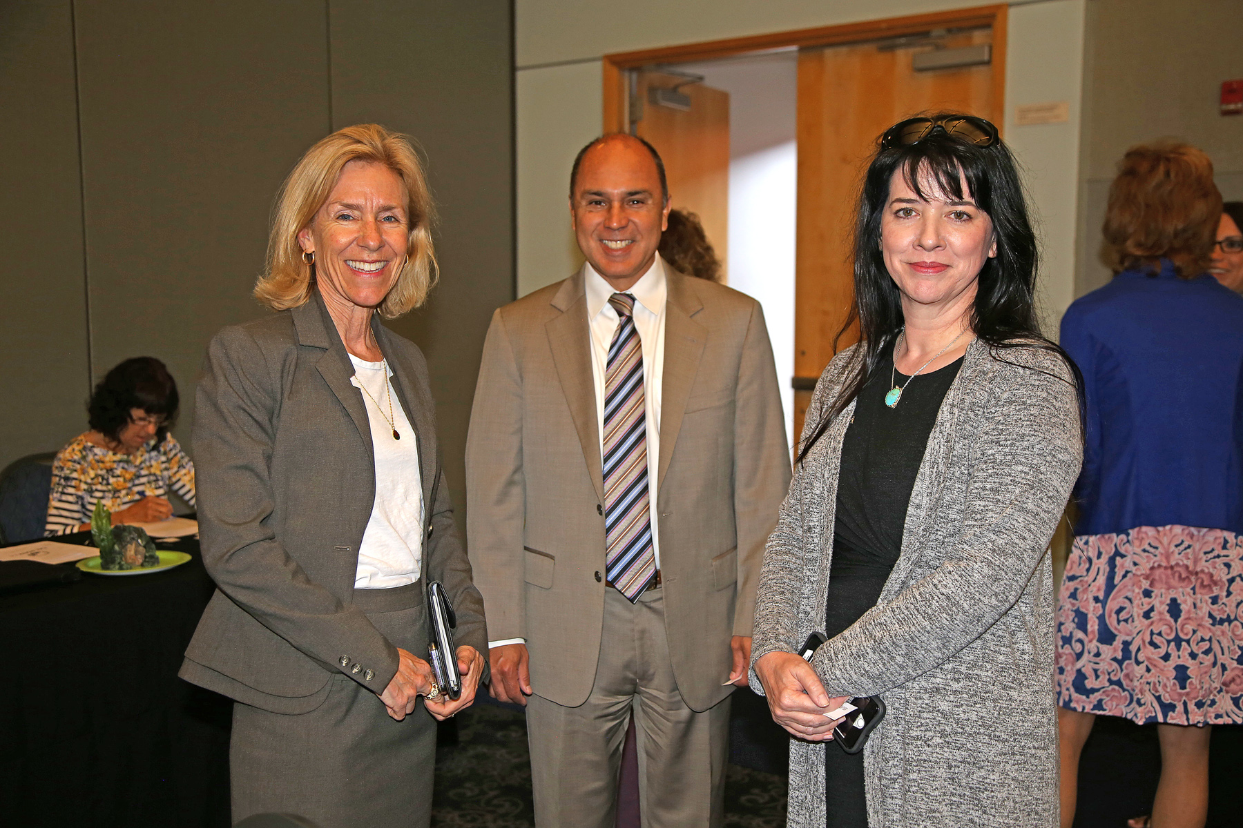 Janet Dial, Maria Magolske, and a male colleague