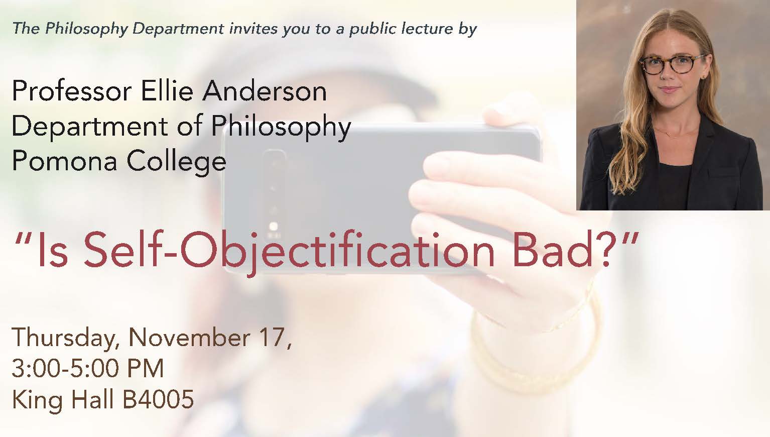 Professor Elle Anderson; Is Self-Objection Bad?