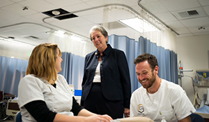 Photo of Dr. Patricia A. Chin and students