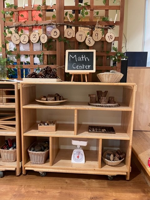 Eucalyptus Math Center Using Natural Materials