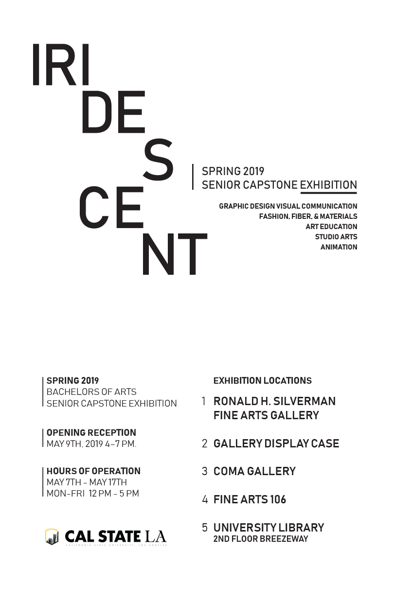 “IRIDESCENT” 2019 Senior Projects Exhibition