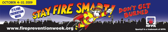 Fire Prevention Week banner