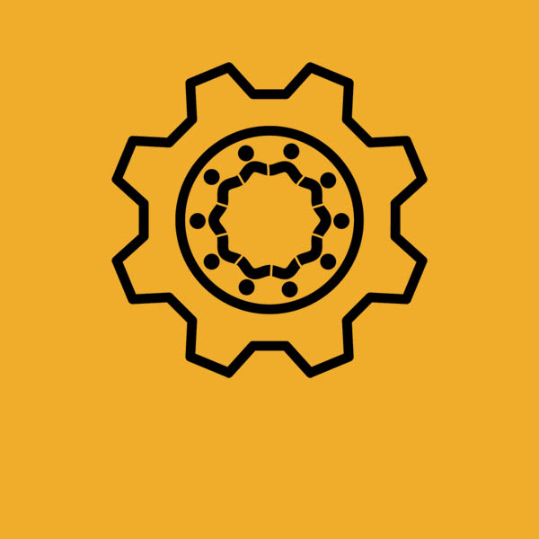 An icon of a gear.