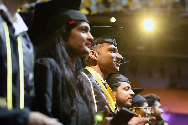 Cal State LA Students at Graduation