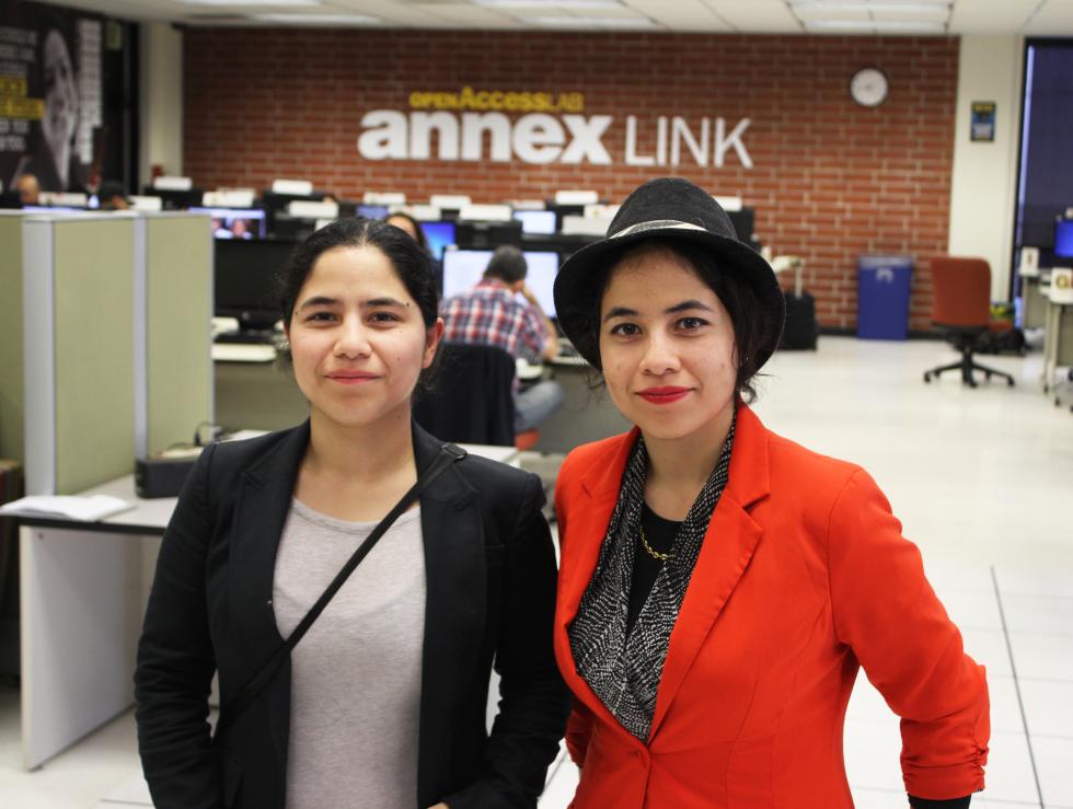 The Lopez twins at Cal State L.A.