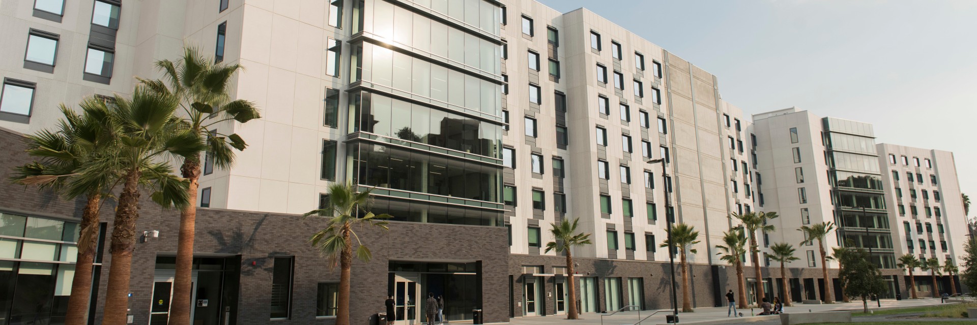 Exterior of a building on a sunny day.