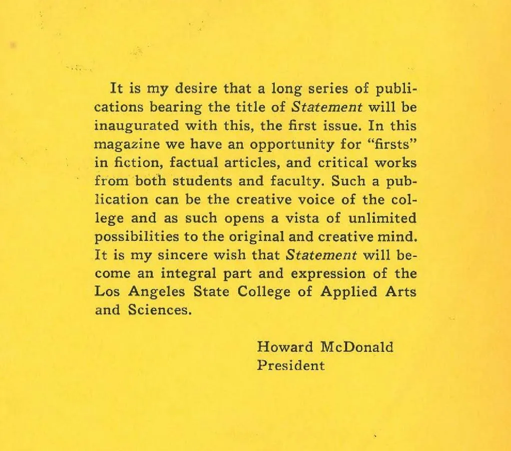 image of text with message from Howard McDonald