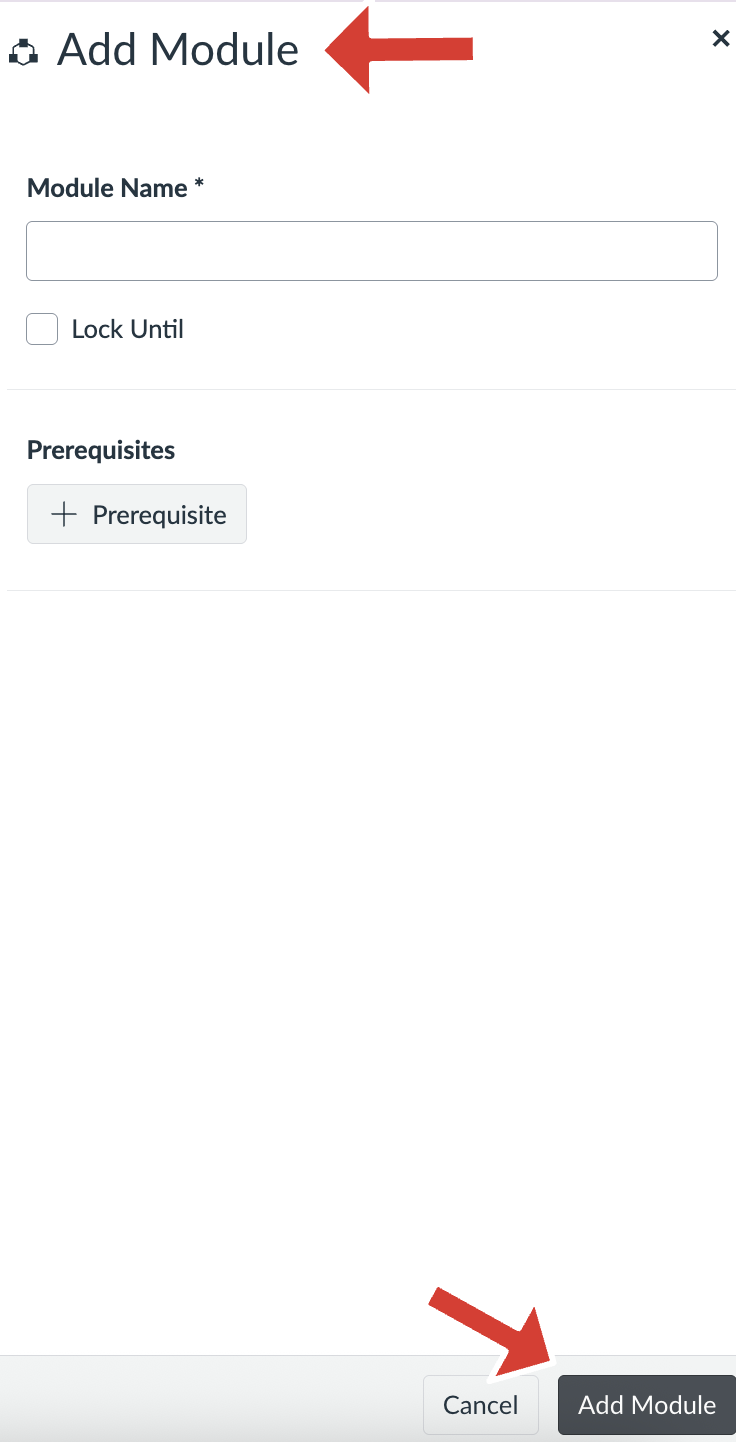 adding module