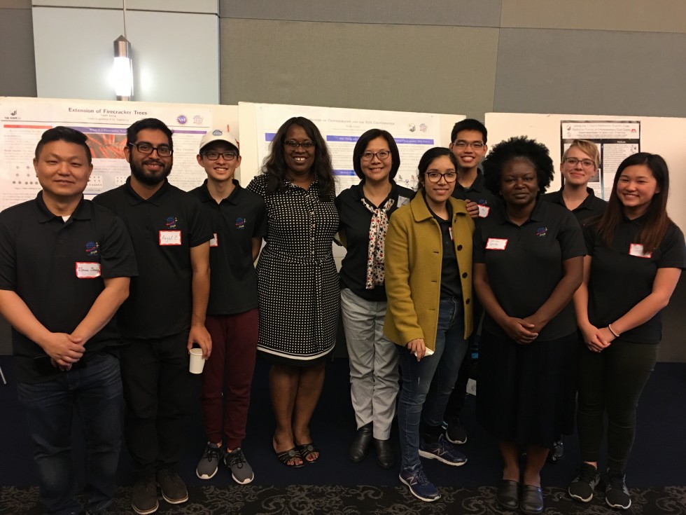 NASA DIRECT-STEM students and the dean 