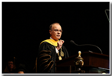 President William A. Covino speaks at the Investiture.