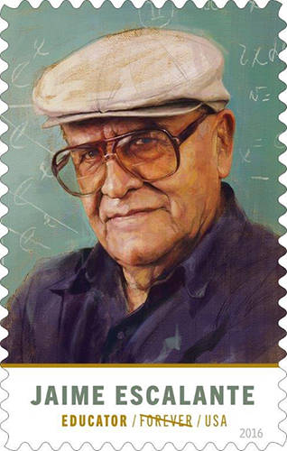 Jaime Escalante Stamp