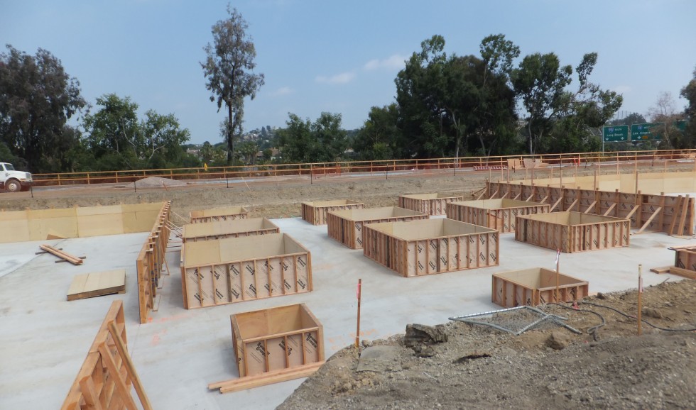 Construction of new student housing units on campus as of June 2019.