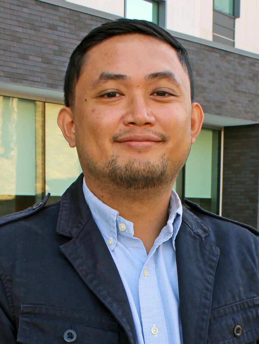 person with slight smile.