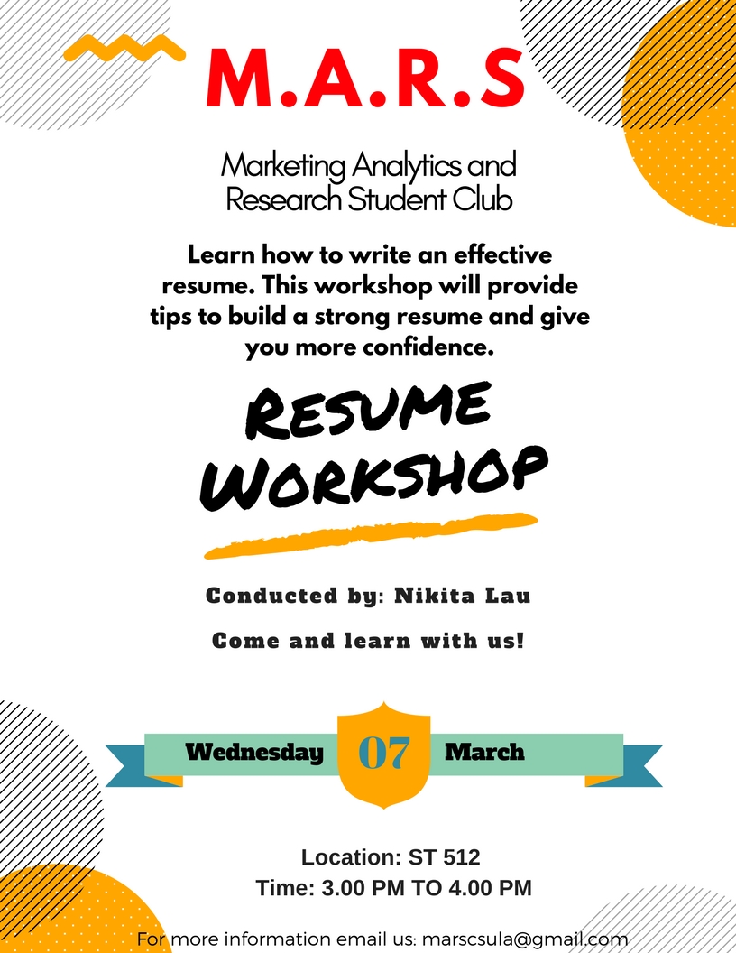 Resume Workshop