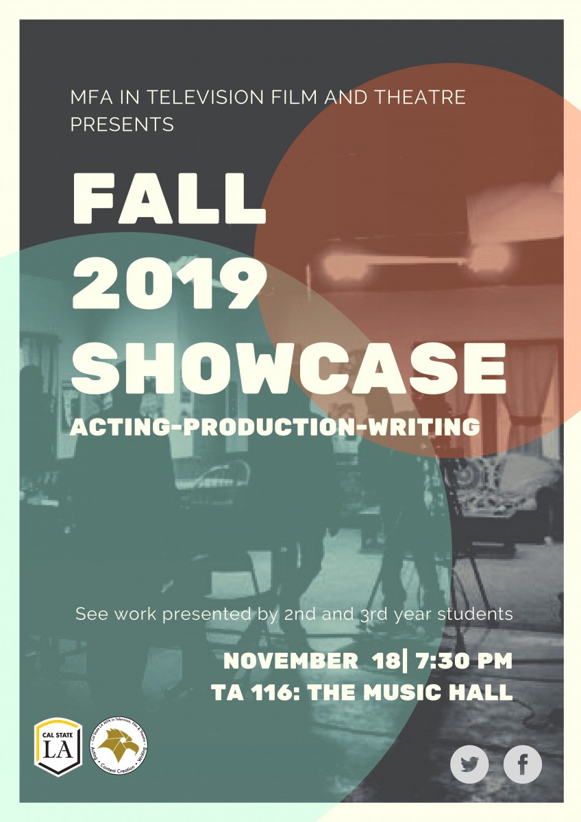 MFA Showcase November 18 at 7:30pm