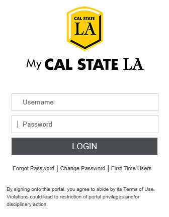 My Cal State LA Login Portal