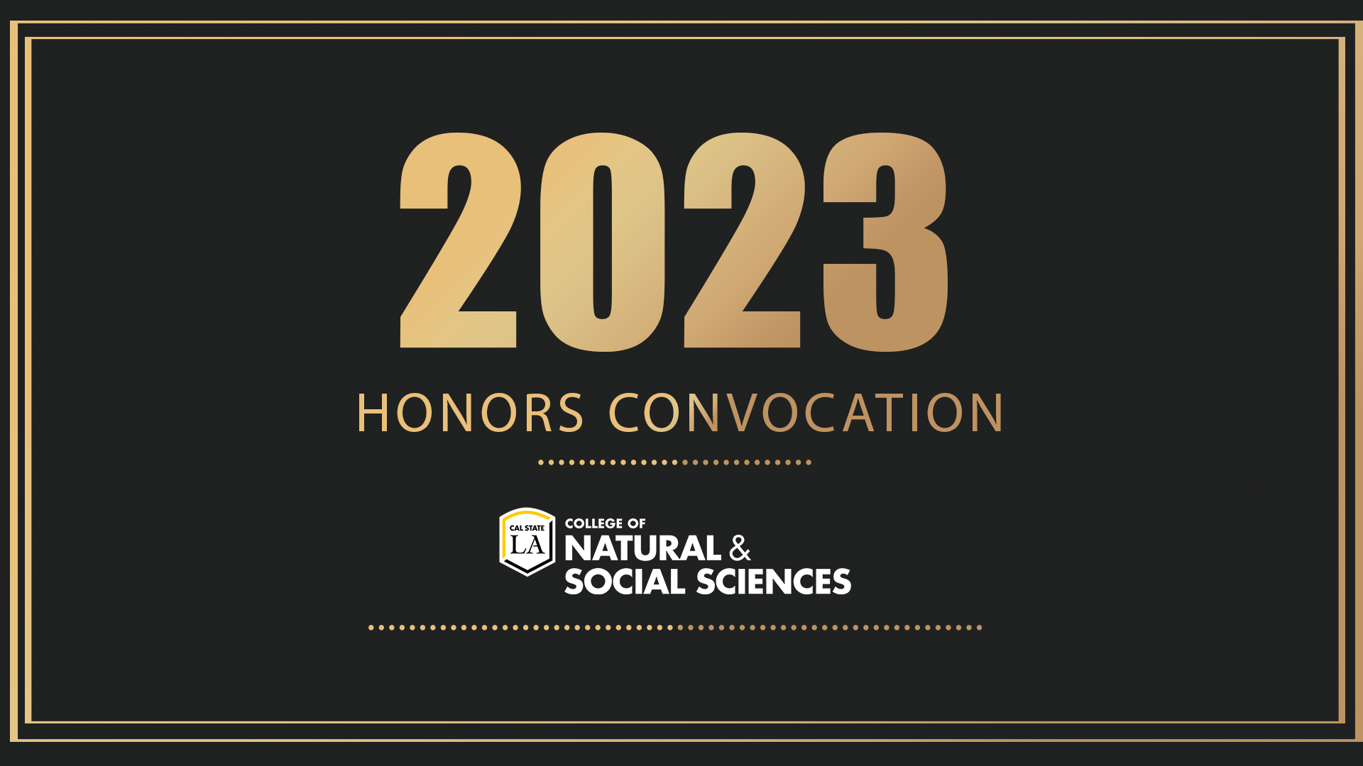 2023 Honors Convocation