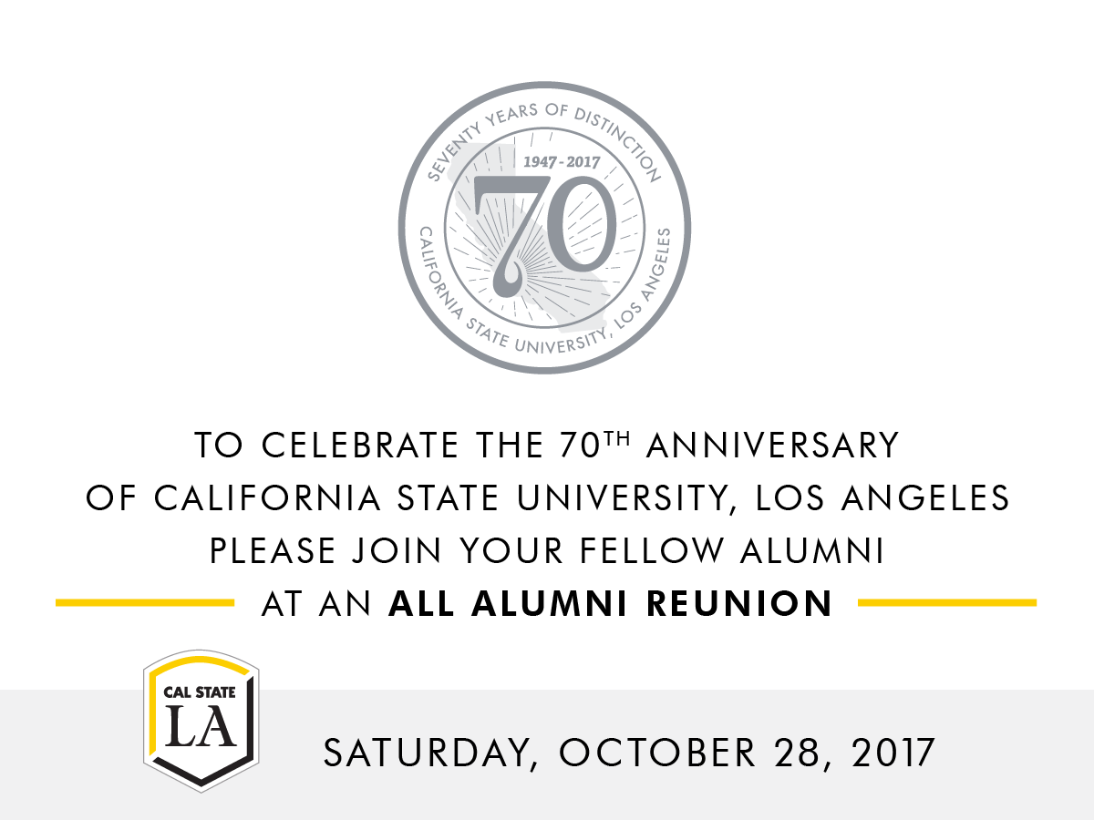 You're Invited to the All Alumni Reunion