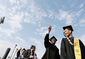 image of graduating students