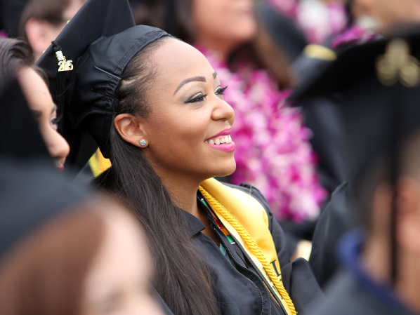 Student at Commencement
