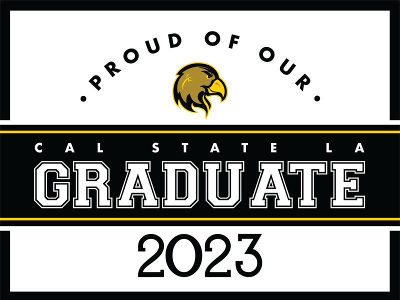 Proud of our graduates lawn sign.