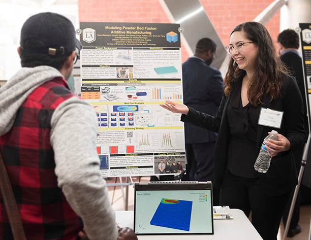 Cal State LA Senior Design Students Presenting Project Results at Senior Design Expo