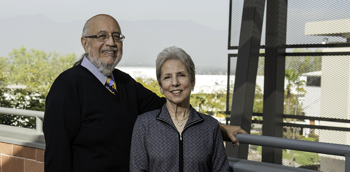 A portrait of David and Sharon D'Aiello Sandoval