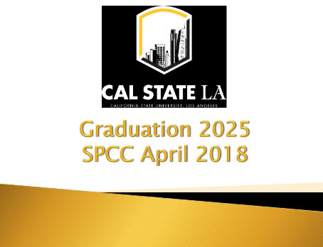 Cal State LA Graduation Initiative October 2018