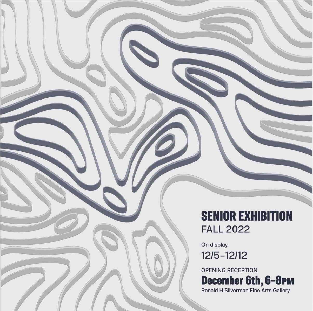 Fall 2022 Senior Exhibition Poster