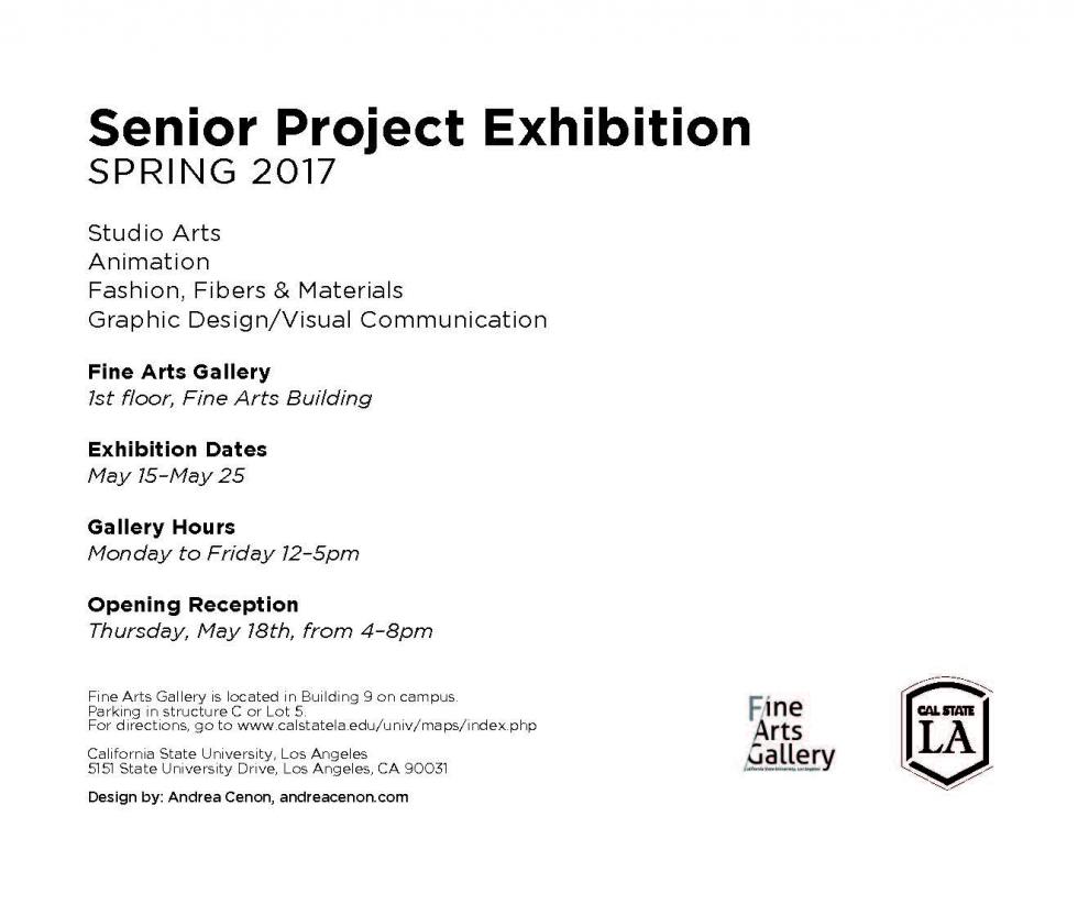 Senior Project Exhibition