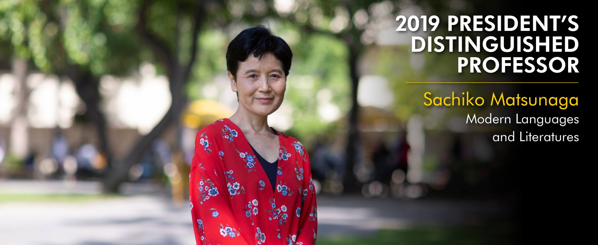 2019 President's Distinguished Professor