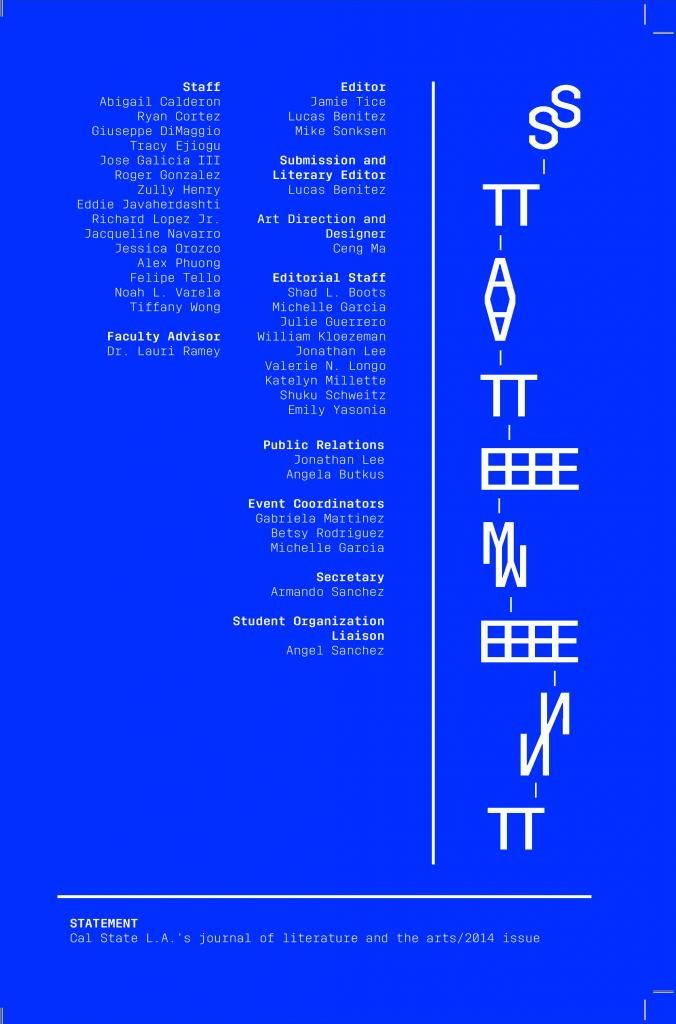 Statement Fall 2014 Cover