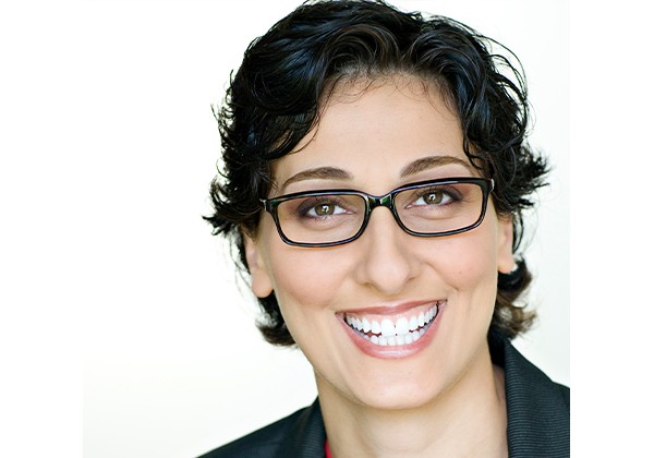 Professor Hasmik wearing Glasses