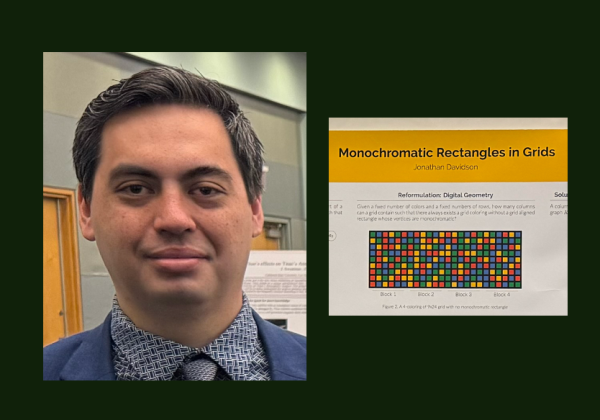 Math student's award-winning poster