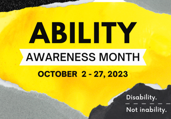 Ability Awareness Month October 1 - 31
