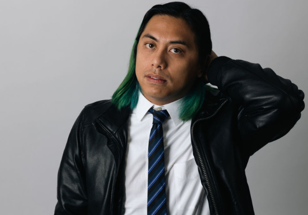 A man posing
