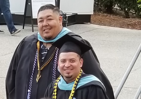 Two male graduates