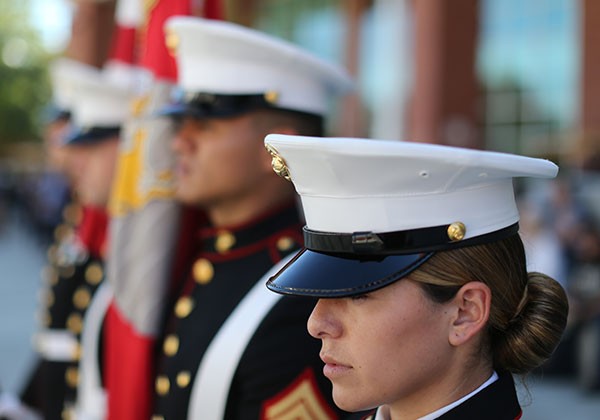 Veterans in uniform 
