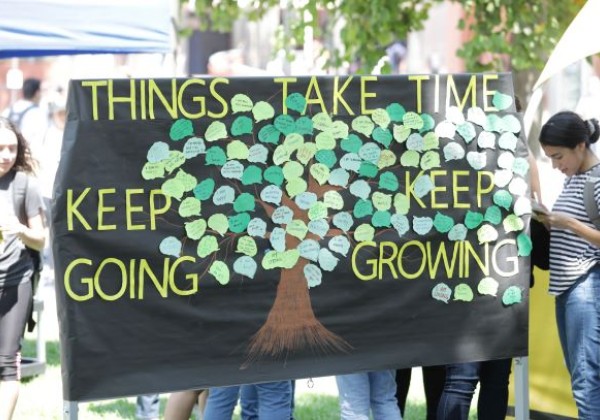 Student created poster of a tree
