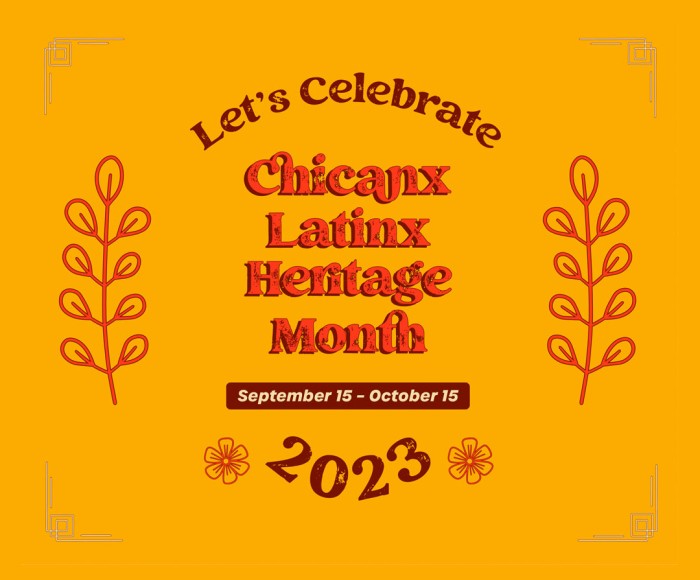 Chicanx Latinx Heritage Month 2023