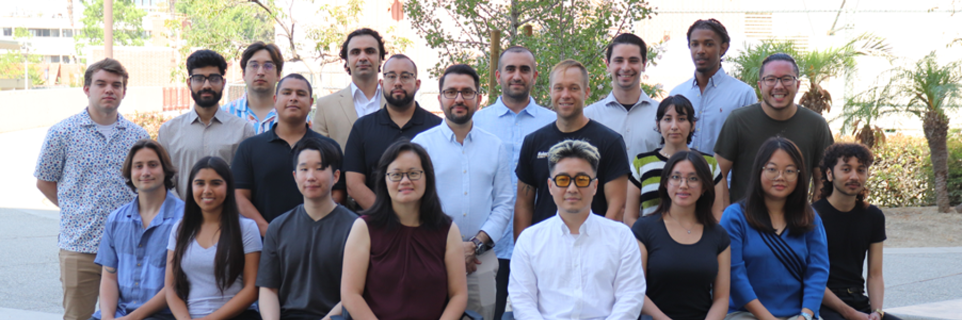 CBAM faculty and staff group photo outside ET building
