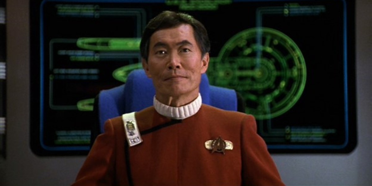 George Takei in Star Trek film as Captain Sulu