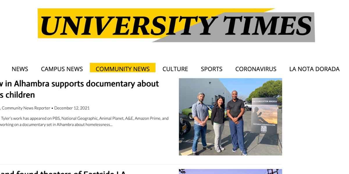 University Times website