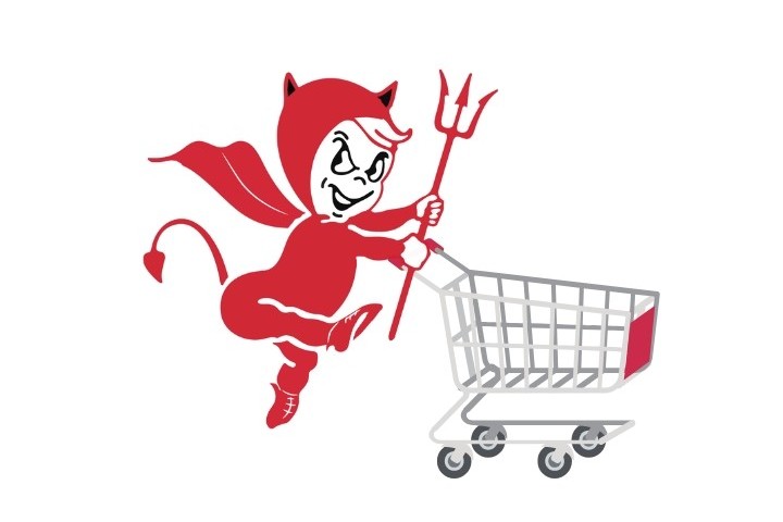 Diablo Shopping Cart - White